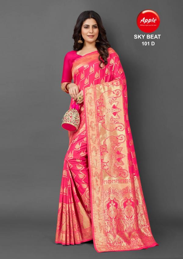 Apple Sky Beat 101 Festival Wear Silk Saree Collection